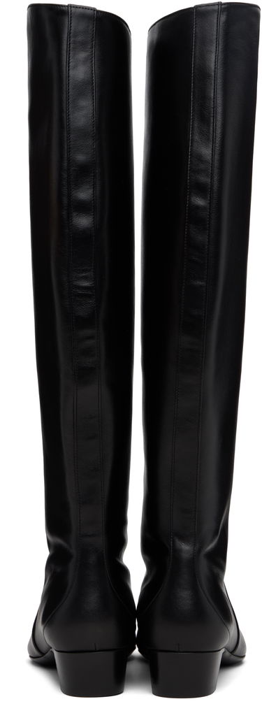 Tenisky a topánky BY FAR BY FAR Pascal Nappa Leather Tall Boots Čierna | 23FWPASDBLNAP, 1