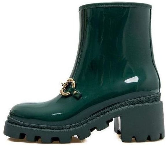 Tenisky a topánky Gucci Horsebit Ankle Boots with Buckle Accent Zelené | 670407-JCCP0-3154