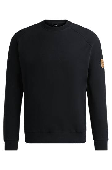 Sveter BOSS Stretch Cotton Sweater Čierna | 5M1202, 1