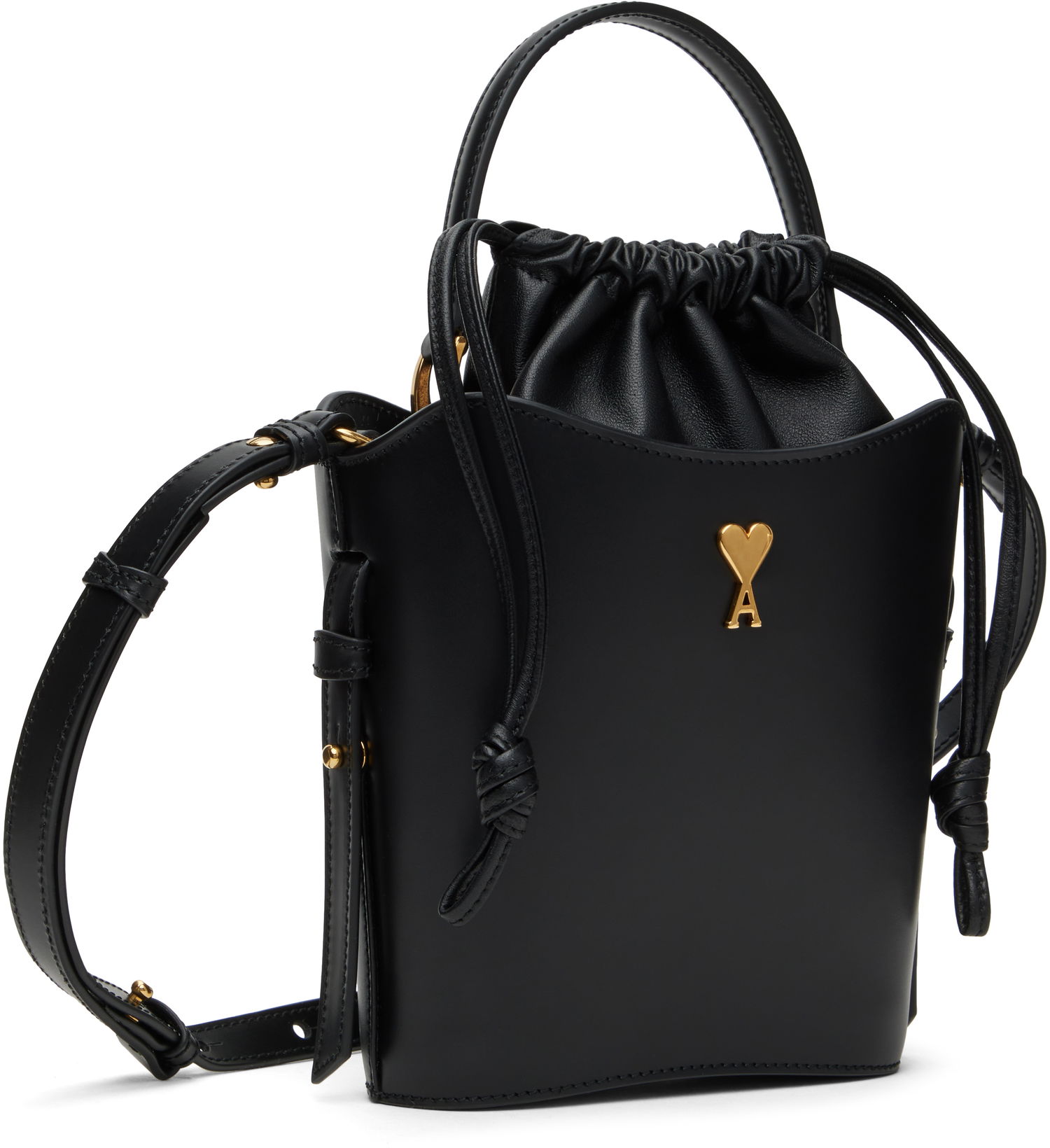 Kabelka AMI AMI Paris Mini Bucket Bag Čierna | ULL012.AL0104, 1