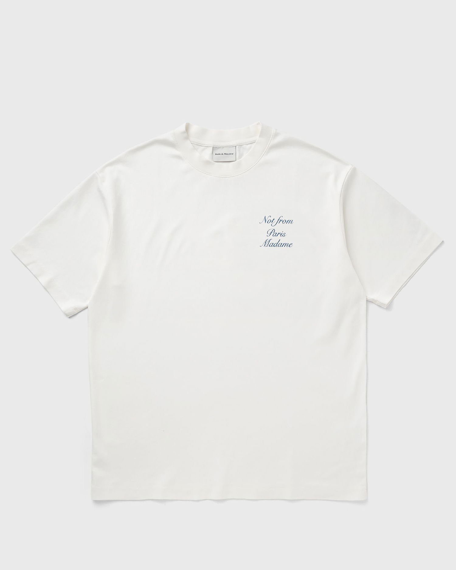 Tričko Drôle de Monsieur Drole de Monsieur Le Cursive Slogan T-Shirt XXL Biela | G-TS209-CO002-OW, 0