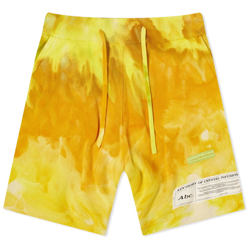 Šortky Advisory Board Crystals Tie-Dye Shorts Žltá | ABCFW23TDSH-YLW