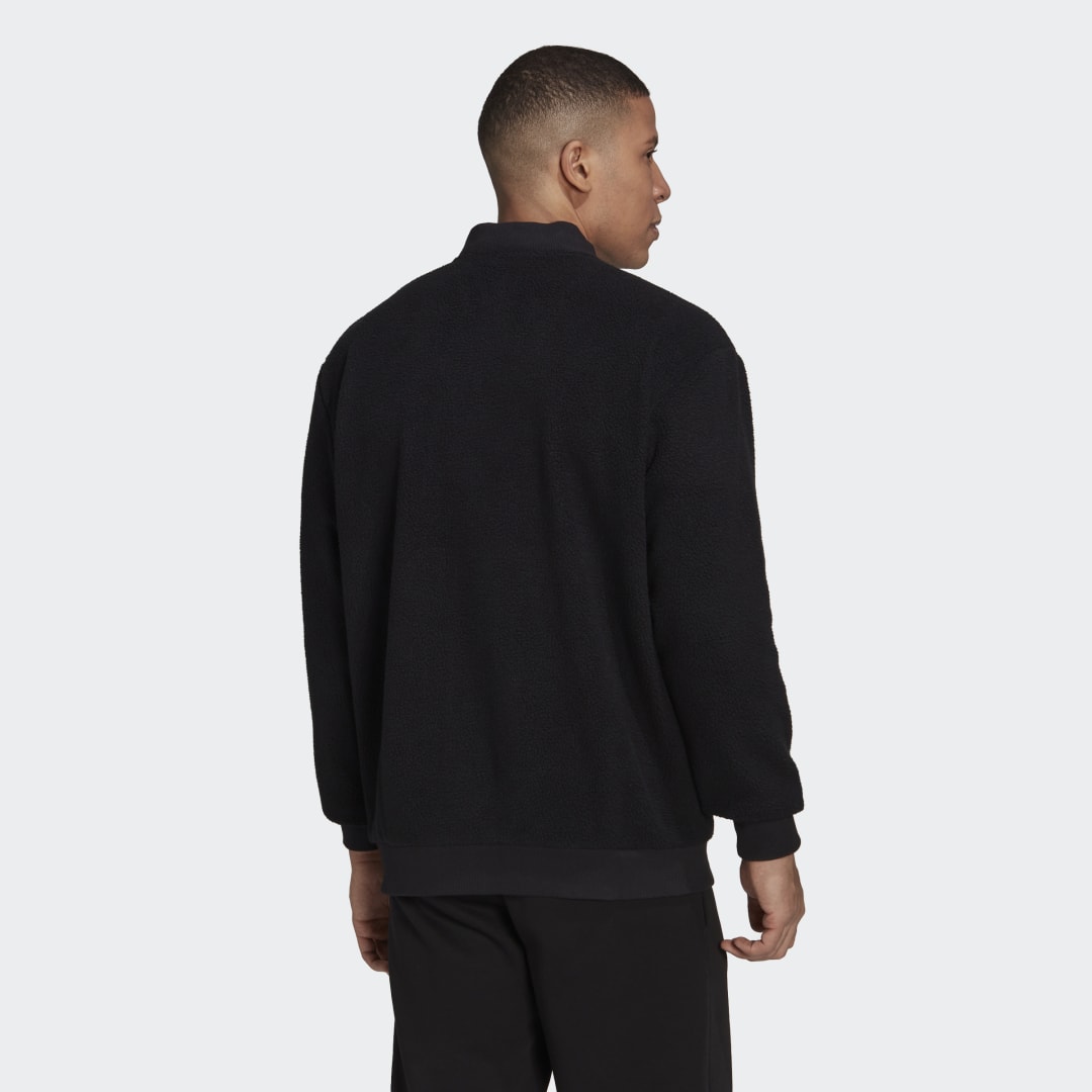 Bomber bunda adidas Originals Essentials Holiday Pack Sherpa Bomber Jacket Čierna | HL6920, 1