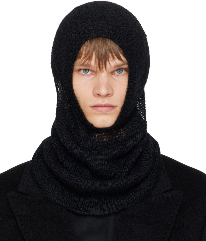 Klobúk Ann Demeulemeester Ann Demeulemeester Knit Balaclava Čierna | B0013191-KN070-099