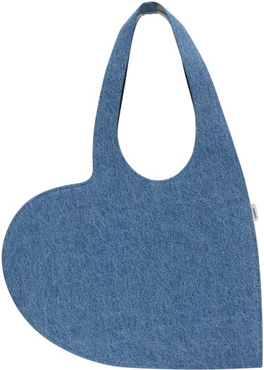 Tote bag Coperni Coperni Mini Heart Denim Tote Modrá | COPBA14BIS202, 0