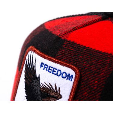 Šiltovka Goorin Bros. Goorin Ski Free Freedom Eagle Black / Red Červená | 101-1066-RED, 3