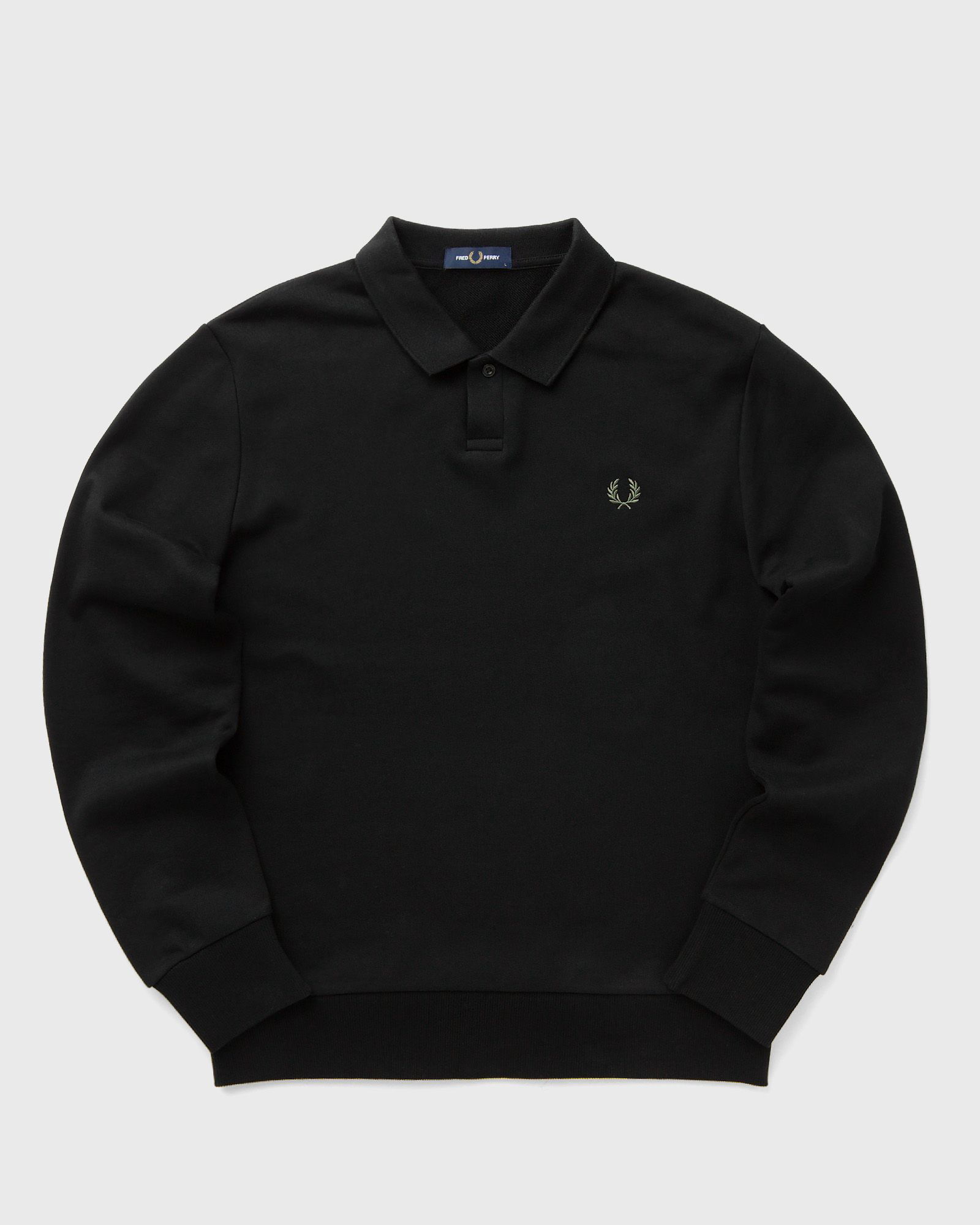 Black Collared Sweatshirt