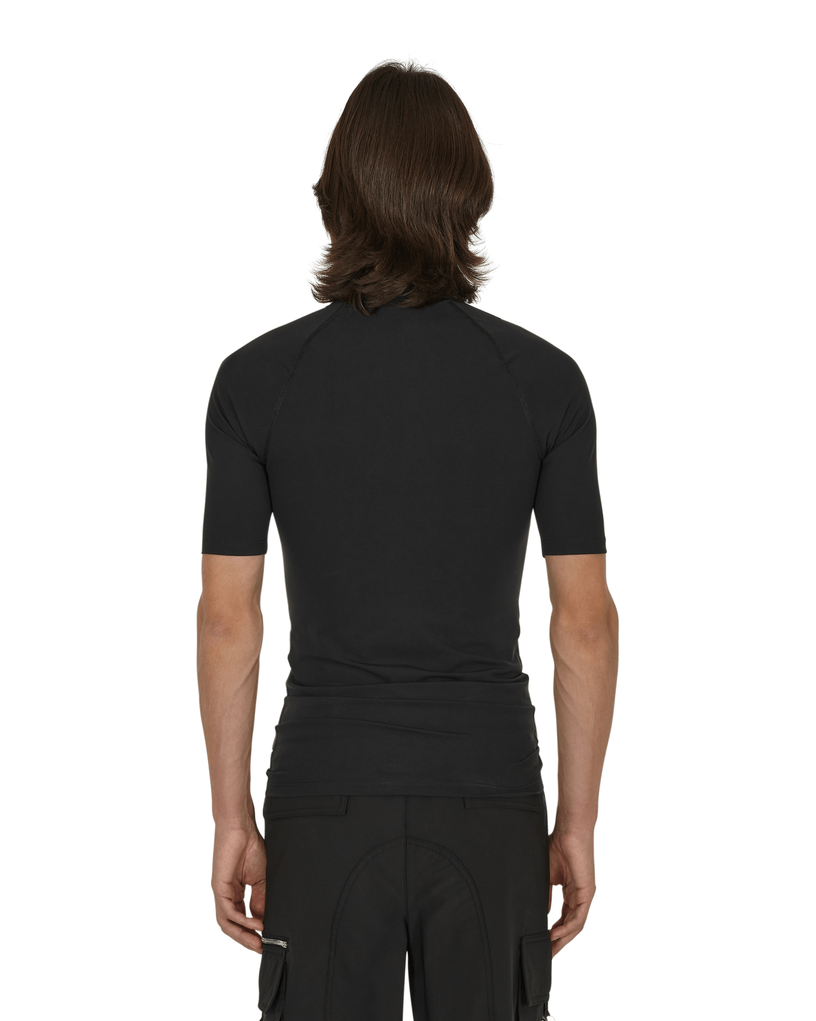 Logo Rash Guard Black