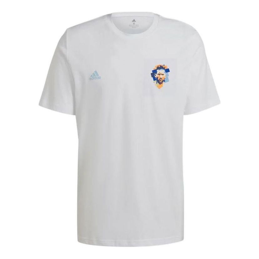 Tričko adidas Originals Messi Graphic Print T-Shirt Biela | HA0935
