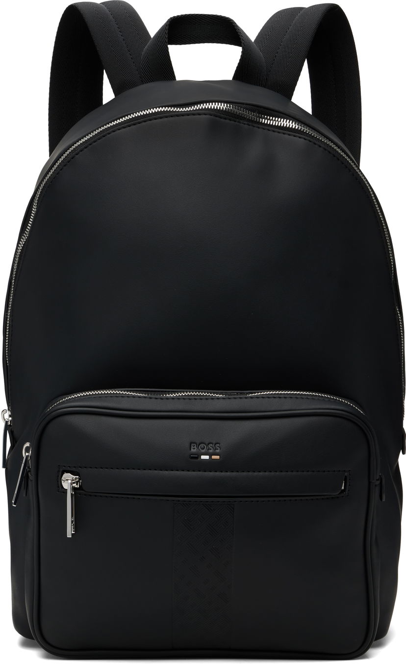 Batoh BOSS BOSS Structured Signature Trims Backpack Čierna | 50552610