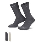 Everyday Essentials Cushioned Crew Socks (2 Pairs)
