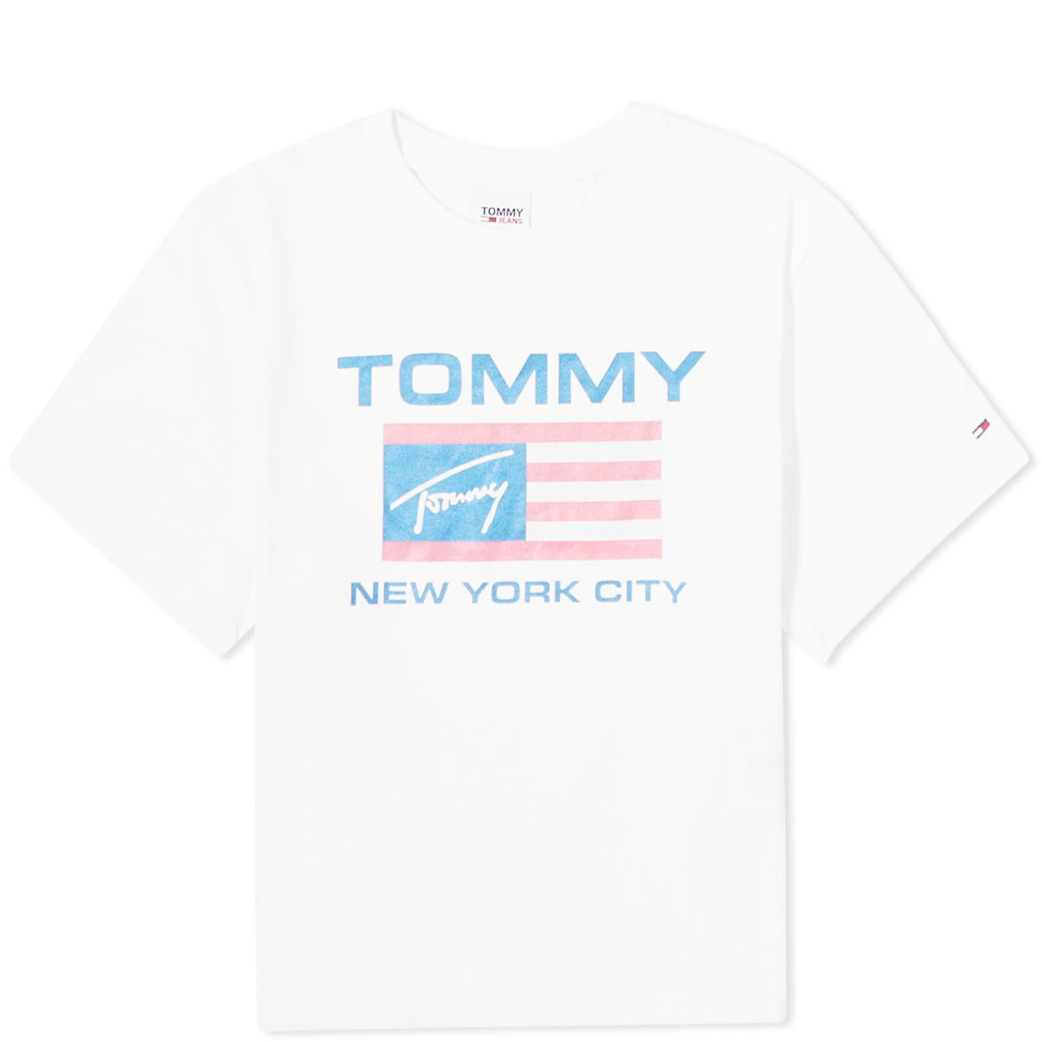 Tričko Tommy Hilfiger Modern Prep Flag Biela | DW0DW16165YBR, 0