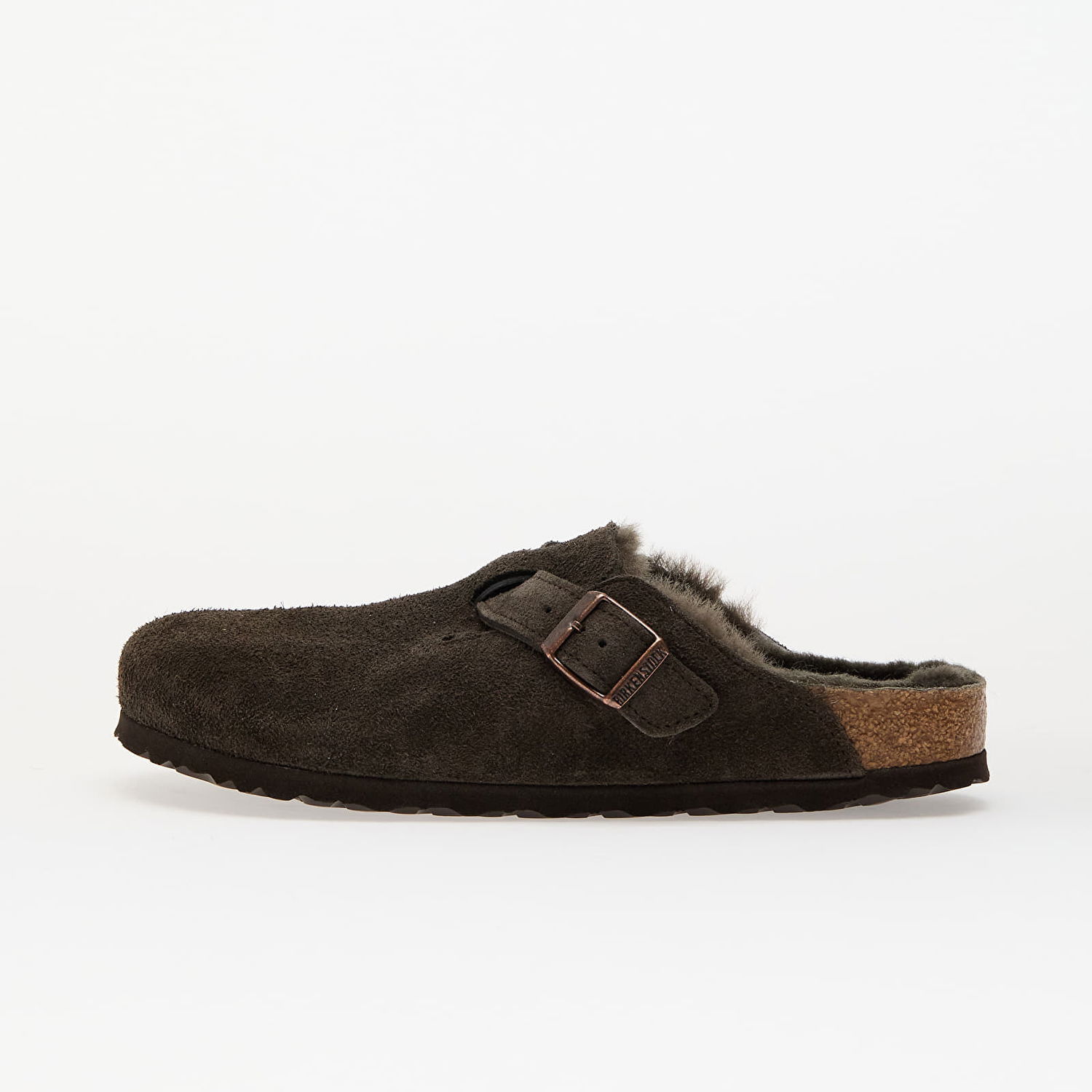 Tenisky a topánky Birkenstock Birkenstock Boston Shearling Suede Moccasins Hnedá | 1020529, 0