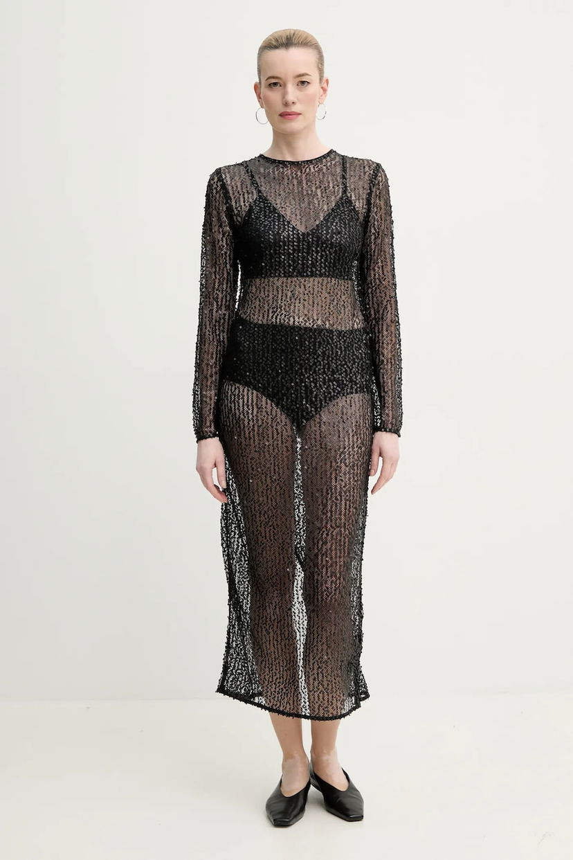 Šaty Samsoe Samsoe Samsoe Samsoe Samadda Maxi Dress Čierna | F25100085