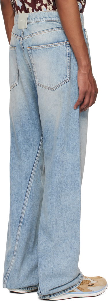 Džínsy LANVIN Lanvin Twisted Straight-Leg Jeans Modrá | RM-TR0051-D087-P25, 2