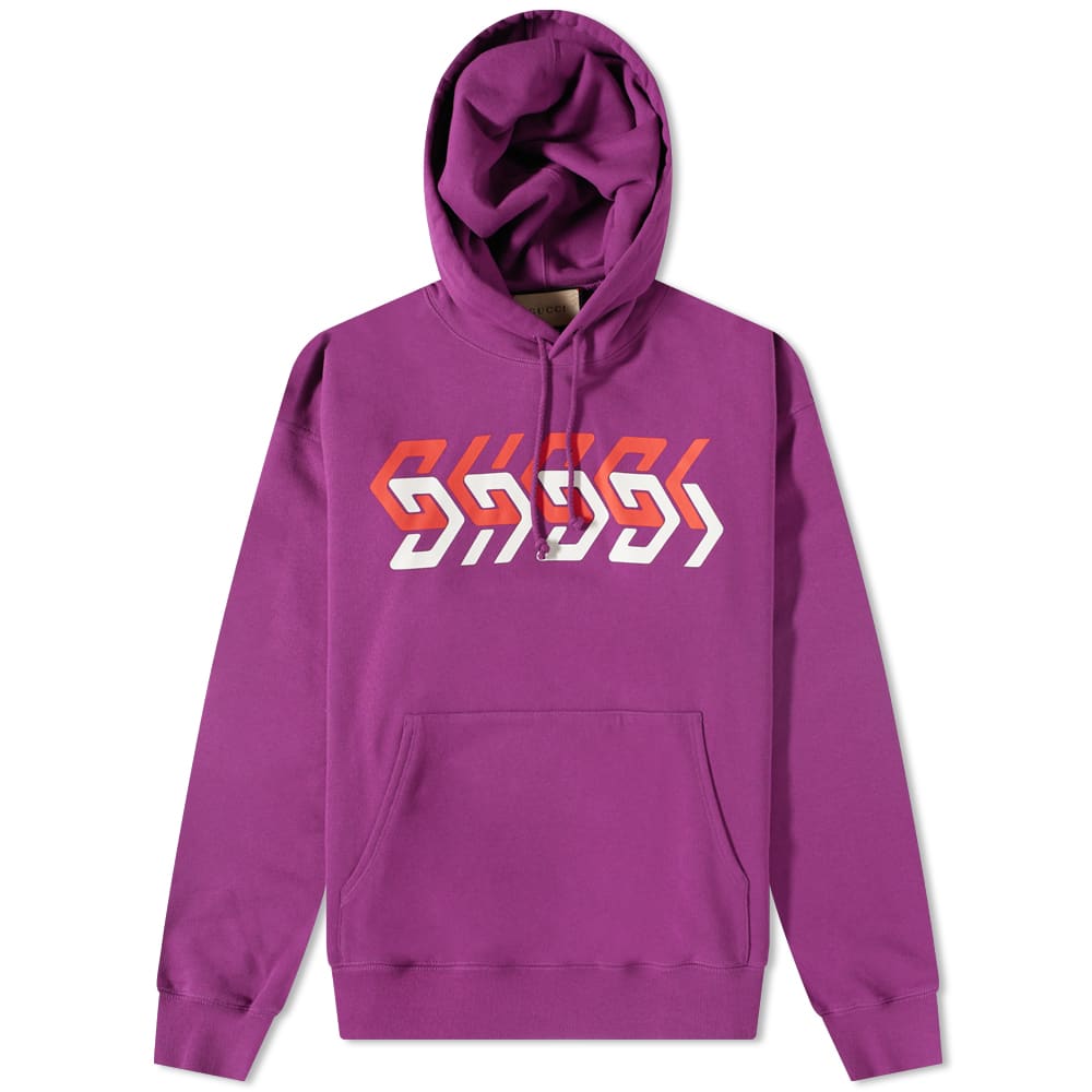 Mikina Gucci Rock Logo Popover Hoody Fialová | 715911-XJEWS-5137, 0