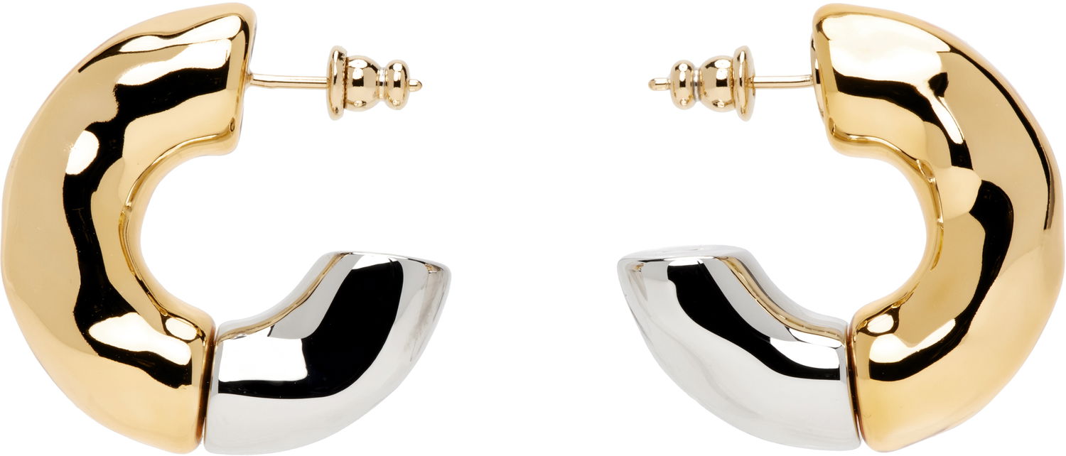 Náušnice AMI AMI Paris Dune Hoop Earrings Metalická | UJW219.361, 0