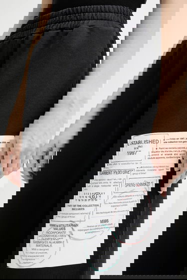 Tepláky Maison Margiela MM6 Maison Margiela Print Sweatpants Čierna | S52KA0527.M25012, 3