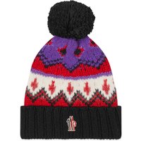 Klobúk Moncler Grenoble Fairisle Beanie Hat Čierna | 3B000-17-M2865-107, 1