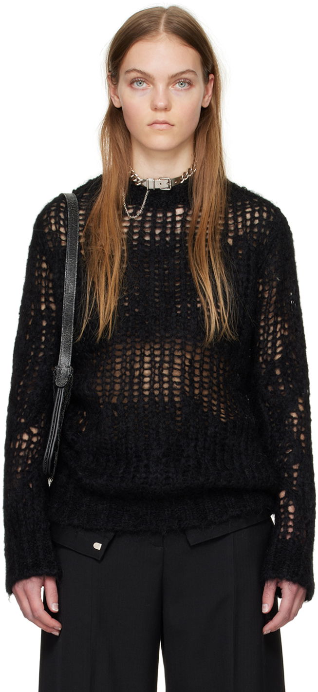 Sveter Acne Studios Crewneck Sweater Čierna | A60509-, 0