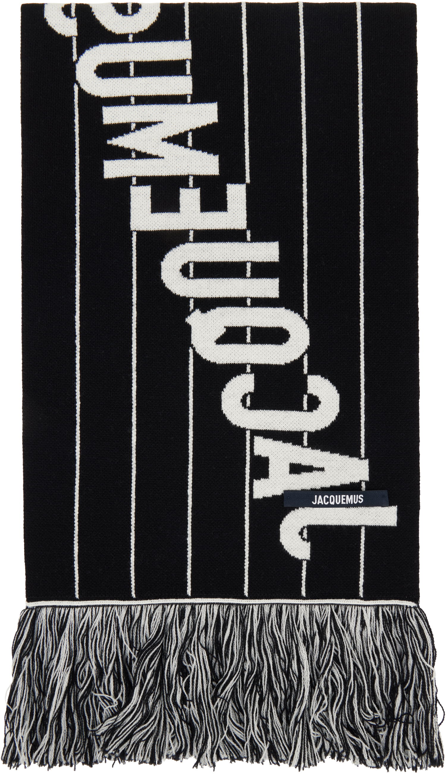 Šál Jacquemus Jacquemus 'The Liga' Knit Scarf Biela | 25E255AC758-2200, 1