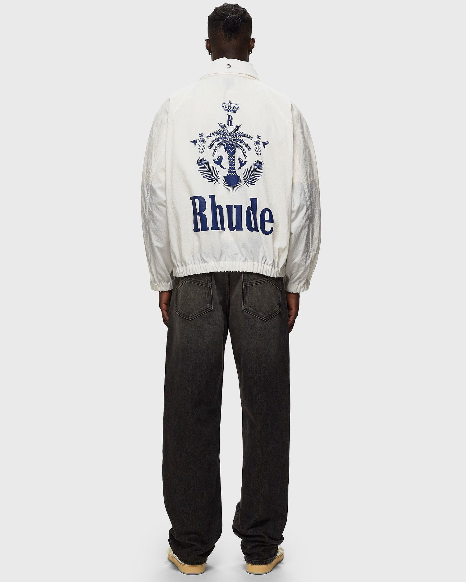 Bunda Rhude Paneled Track Jacket Biela | RHPS24JA11005302, 1