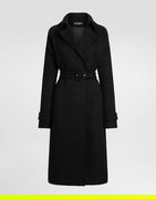 Dolce & Gabbana Tweed Trench Coat