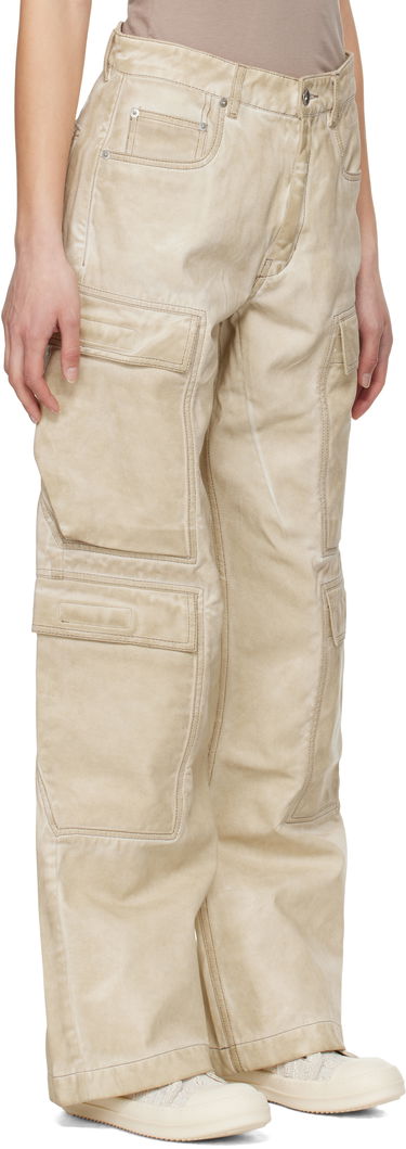 Cargo nohavice Rick Owens Rick Owens DRKSHDW Hollywood Double Cargo Pants Čierna | DS01E3308 DCF, 4