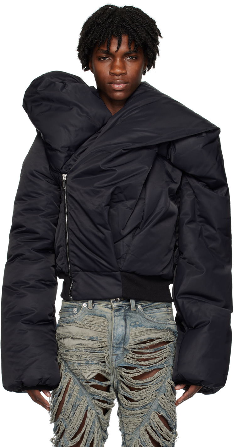 Bomber bunda Rick Owens DRKSHDW Doll Down Bomber Jacket Čierna | DU02C5775 BR, 0