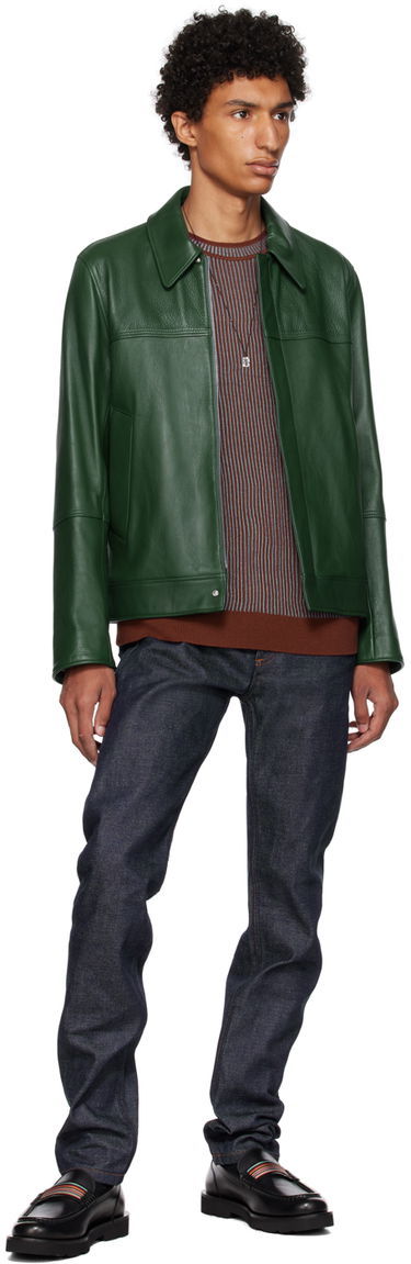 Sveter Paul Smith Paul Smith Crewneck Ribbed Knit Sweater Hnedá | M1R-270Y-L02095, 3