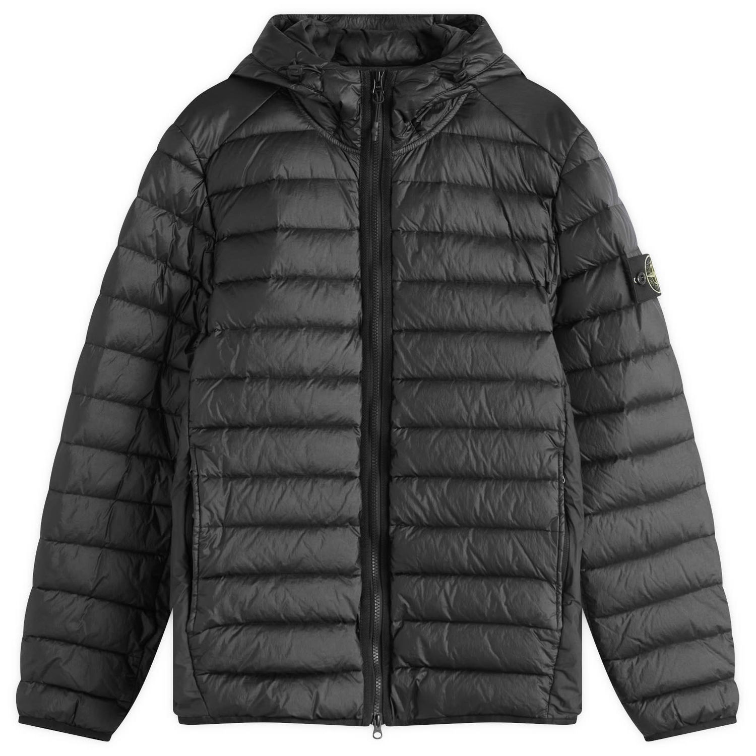 Prešívaná bunda Stone Island Stone Island Down-TC Hooded Jacket, Size Large Čierna | K1S154100403-V0029, 1