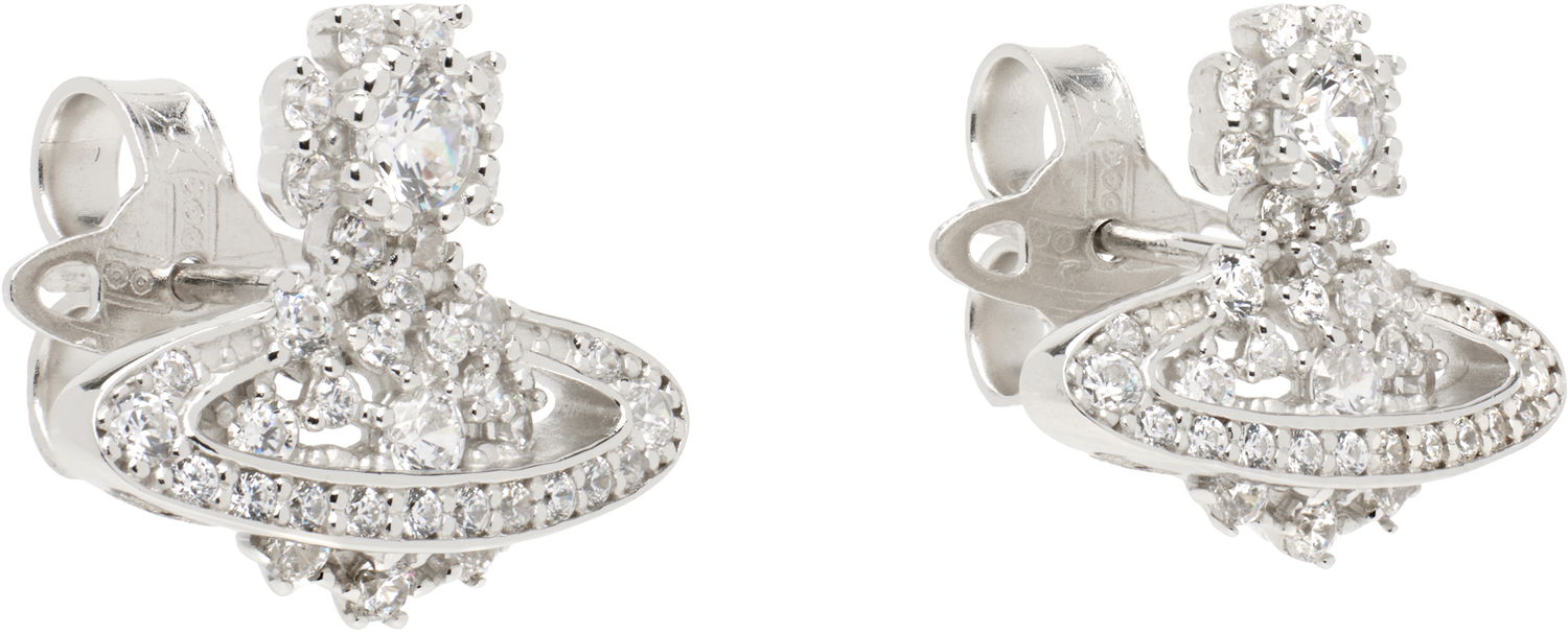 Náušnice Vivienne Westwood Vivienne Westwood Narcissa Crystal Orb Earrings Metalická | 62010317-01P102-SM, 1