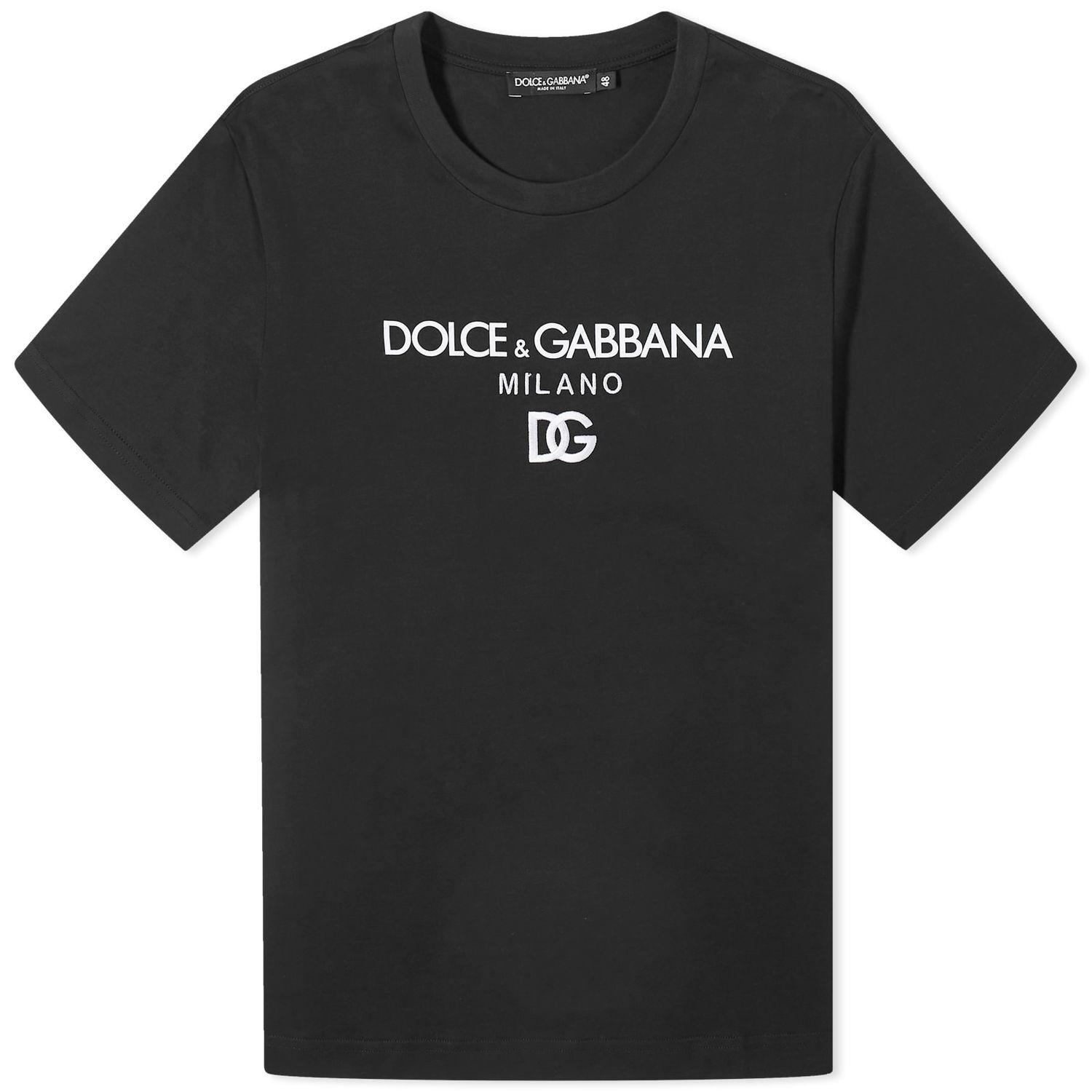 Tričko Dolce & Gabbana Logo Crew Neck T-Shirt Čierna | G8PD7ZG7B9X-N0000, 0