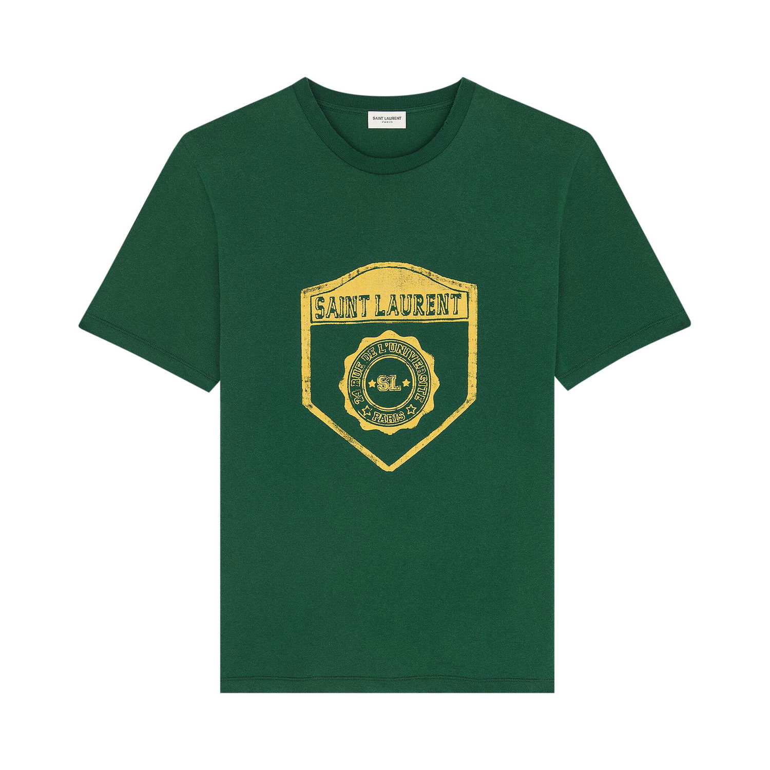 Tričko Saint Laurent T-Shirt Zelené | 686609 Y36RO 3842, 1