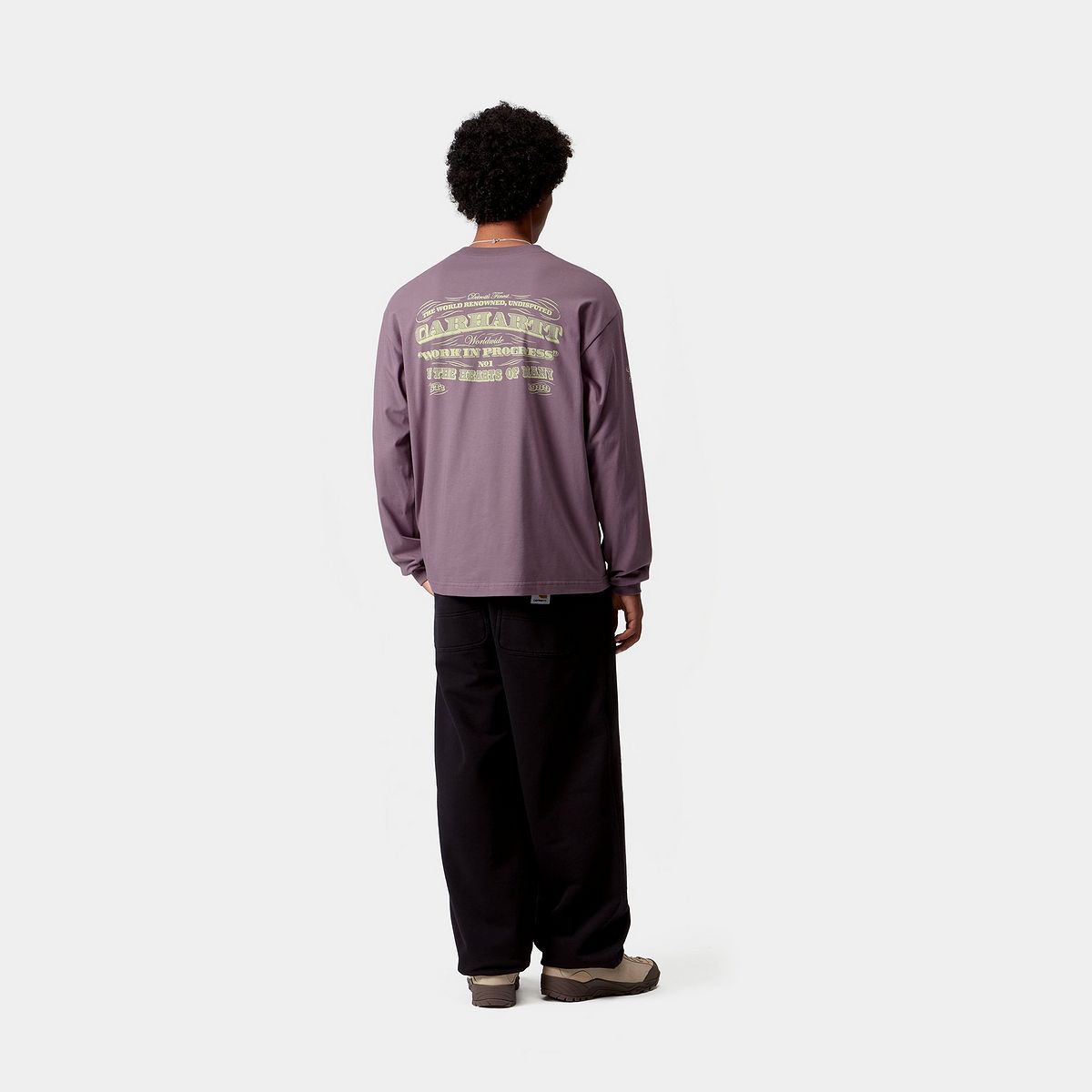 Tričko Carhartt WIP Carhartt WIP 3 One 3 Long Sleeve T-Shirt Fialová | I035504_9, 1