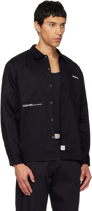 Košeľa Neighborhood Classic LS Work Shirt Čierna | 252TSNH-SHM01, 1