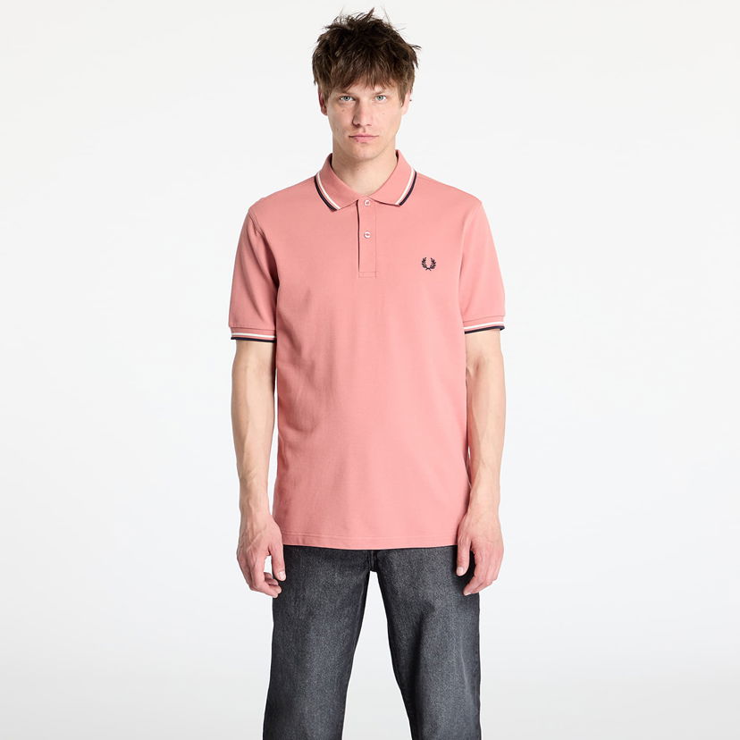 Polo tričko Fred Perry Fred Perry Twin Tipped Shirt Ružová | M3600 Y63