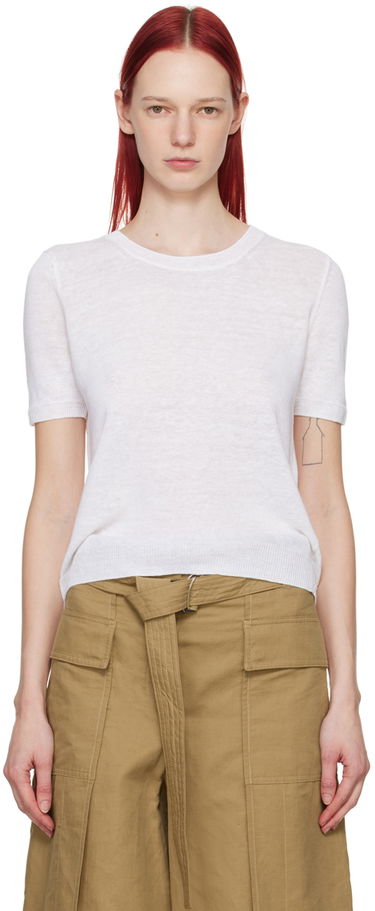 Sveter Max Mara Weekend Max Mara Pancone Knit T-Shirt Biela | 2415361032600001, 0