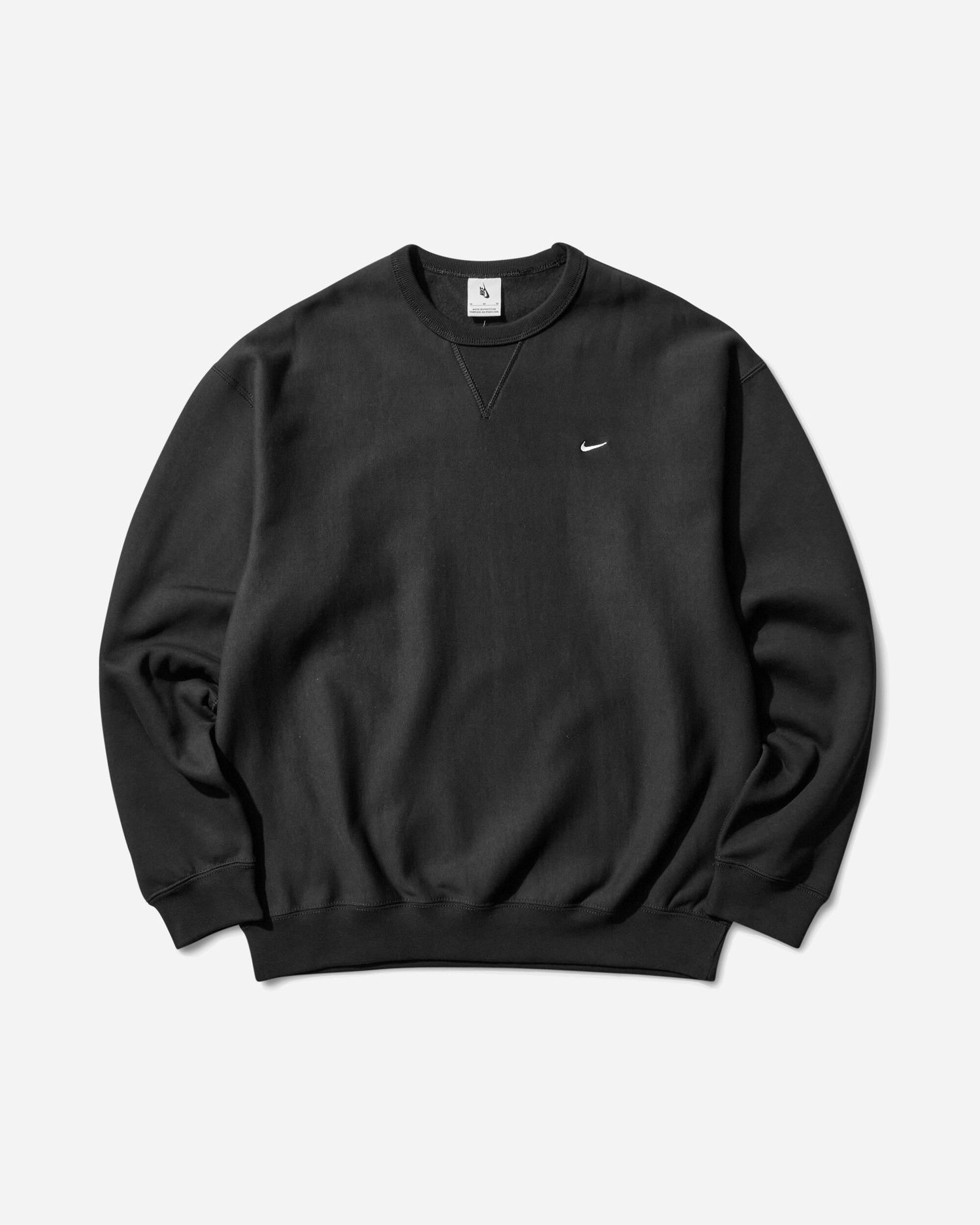 Mikina Nike Solo Swoosh Crewneck Sweatshirt Čierna | HV1086-010, 1