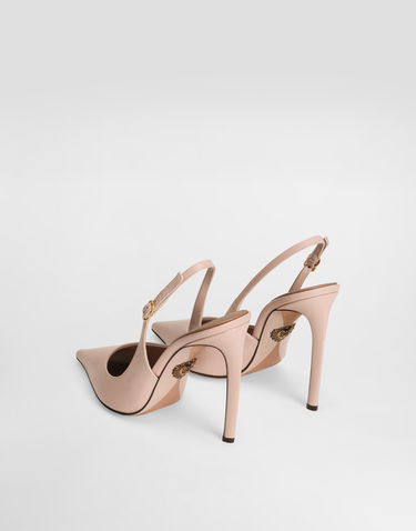 Tenisky a topánky Dolce & Gabbana Polished Goatskin Slingback Pumps Ružová | CG0855A57388I481, 2