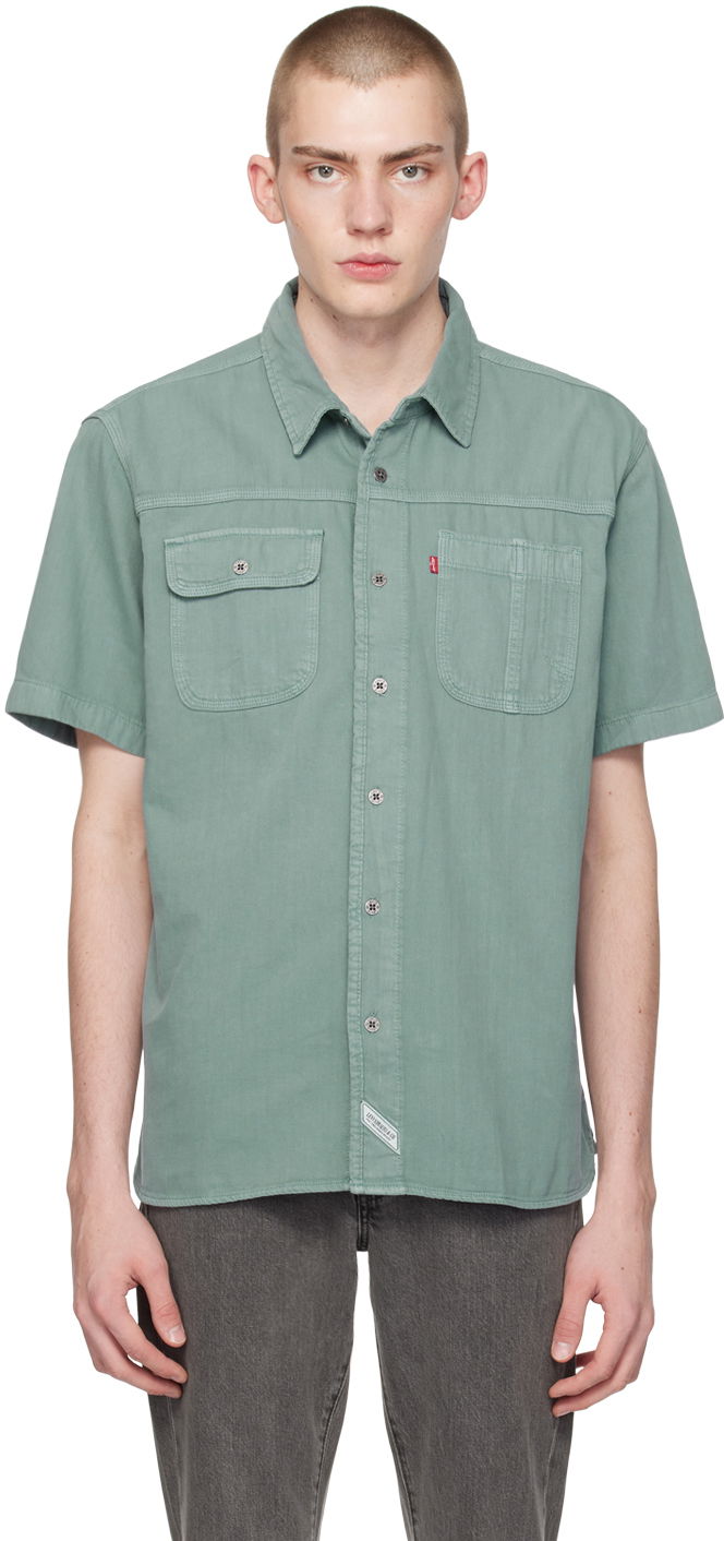 Košeľa Levi's Blue Auburn Worker Shirt Zelené | A7315-0002, 0