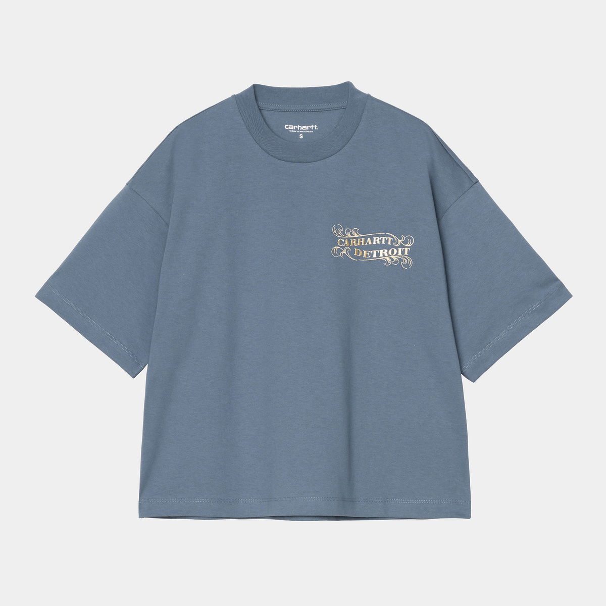 Tričko Carhartt WIP Carhartt WIP 3 One 3 Short Sleeve T-Shirt Modrá | I035498_9, 0