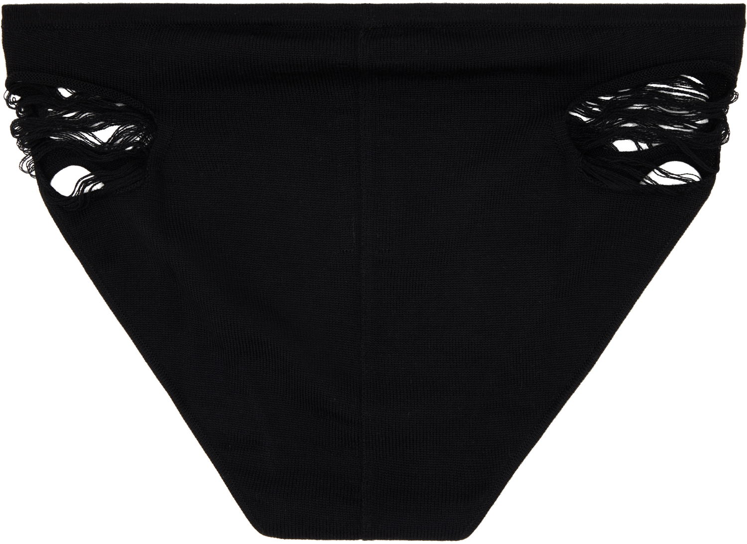 Nohavičky Rick Owens Rick Owens Shredded Merino Knit Briefs Čierna | RR01E5673 KGRIDM, 1