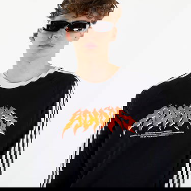 Tričko adidas Originals Flames Long Sleeve Tee Black/ White Čierna | IS0206, 3