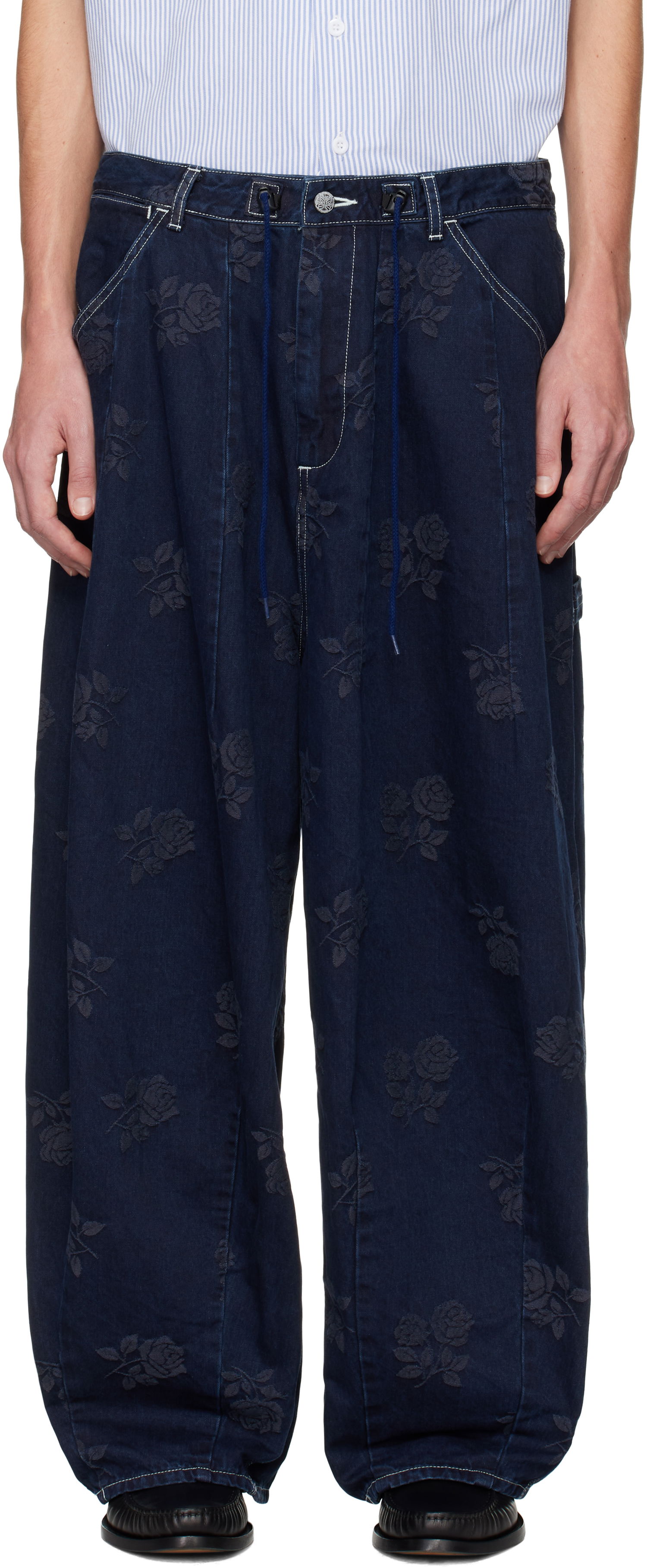 Džínsy Needles H.D. Jeans Modrá | PU201, 0