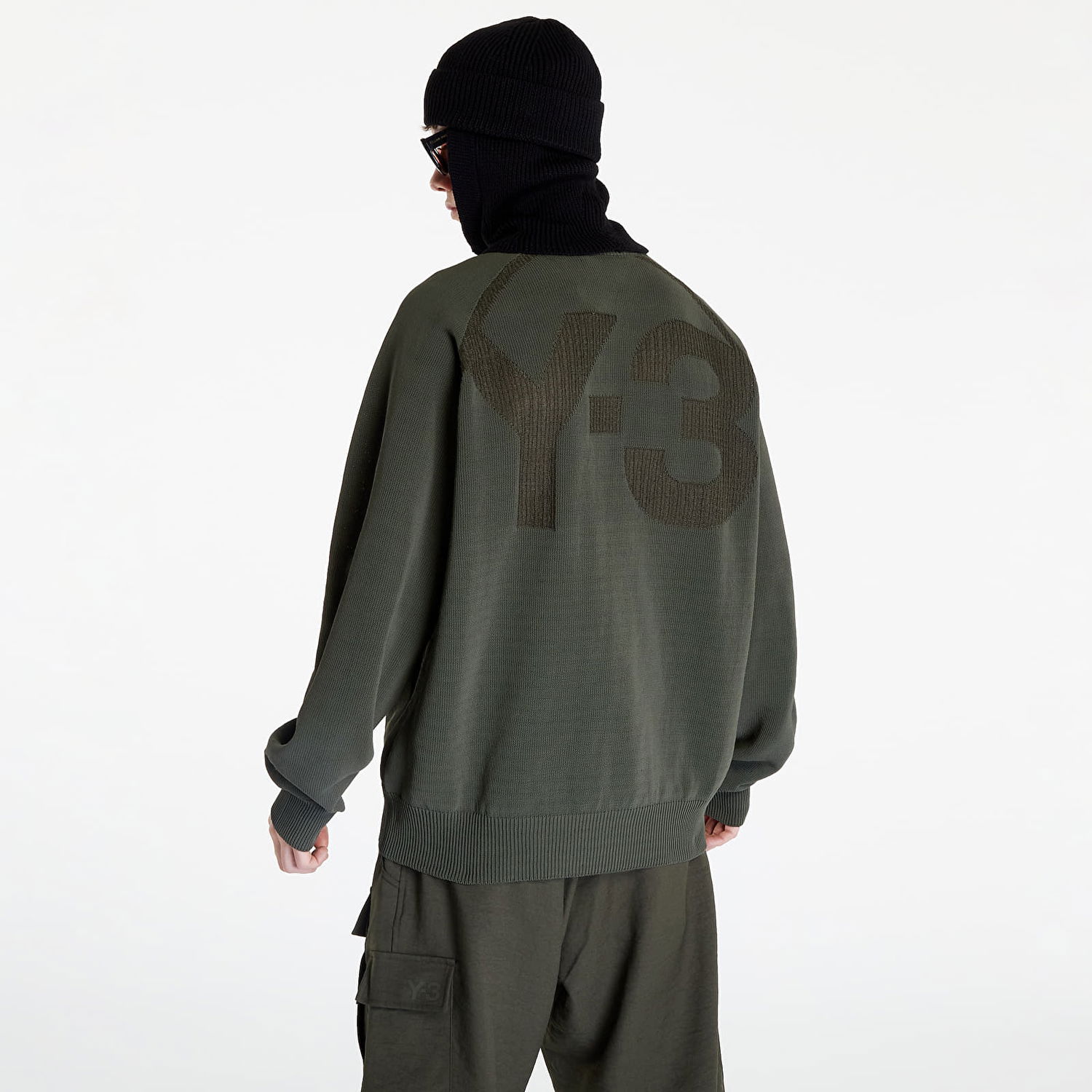 Mikina Y-3 Classic Knit Crewneck Sweatshirt Zelené | HT4501, 0