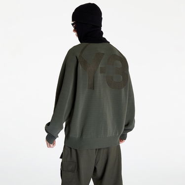 Mikina Y-3 Classic Knit Crewneck Sweatshirt Zelené | HT4501, 0