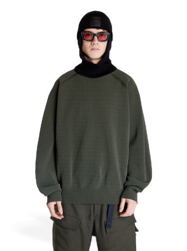 Mikina Y-3 Classic Knit Crewneck Sweatshirt Zelené | HT4501