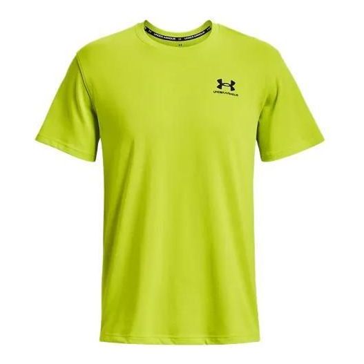 Tričko Under Armour Short Sleeve Logo Heavyweight T-Shirt Zelené | 1373997-324