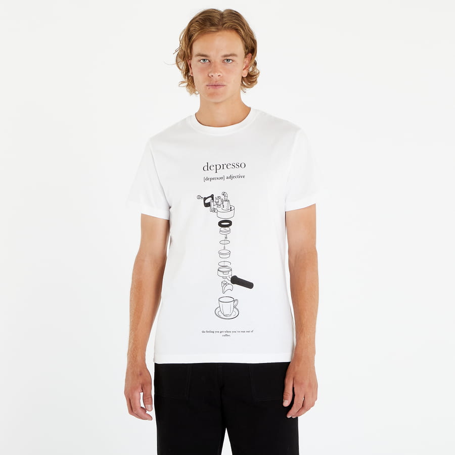Tričko Urban Classics Depresso Tee Biela | MT2029-00220, 0
